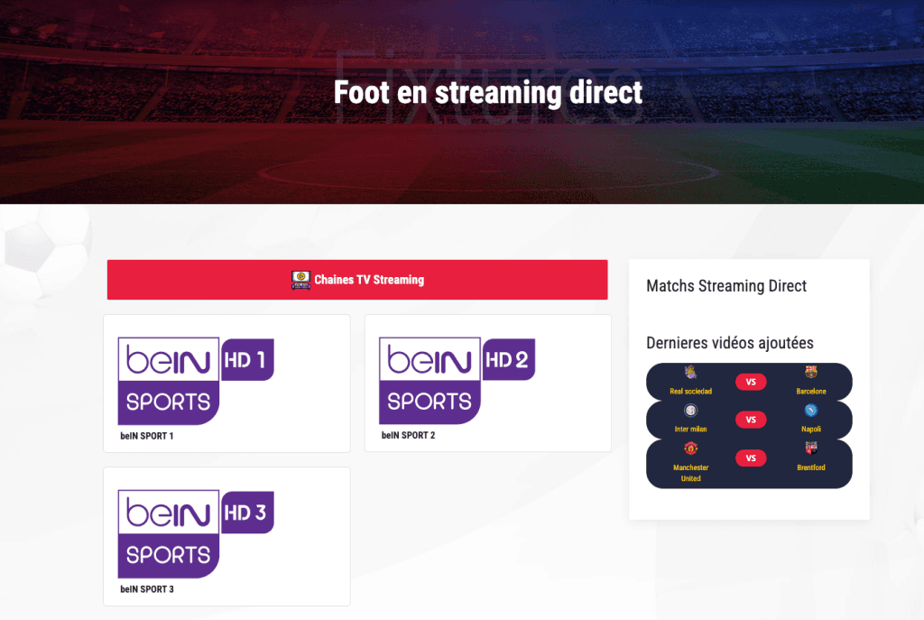 foot2live : nouvelle adresse