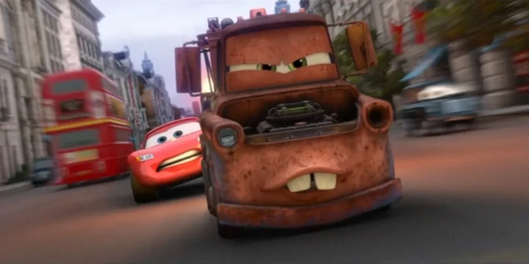 Mater se balade à Radiator Springs avec une nouvelle figurine « Cars » d'Iron Studios