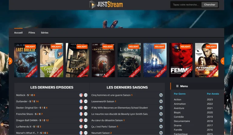 JustStream : La nouvelle adresse