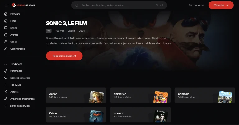 Senpai Stream : La nouvelle adresse