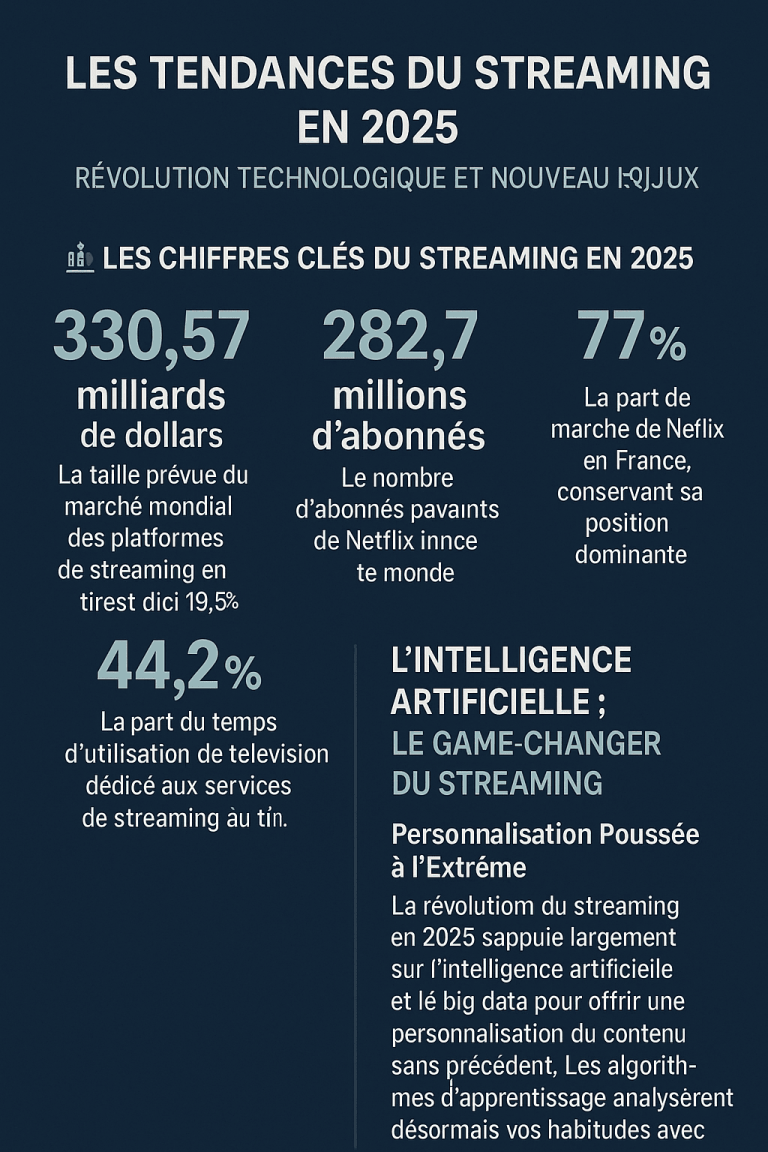 Les Tendances du Streaming Révolution Technologique et Nouveaux Enjeux