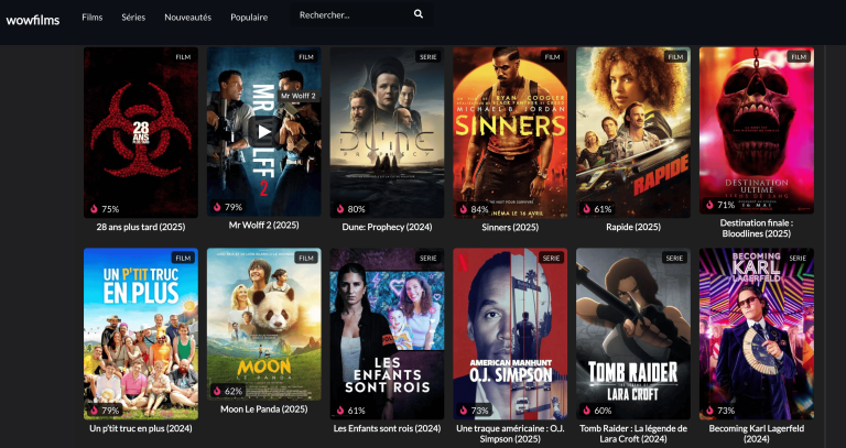 wow films : La nouvelle adresse