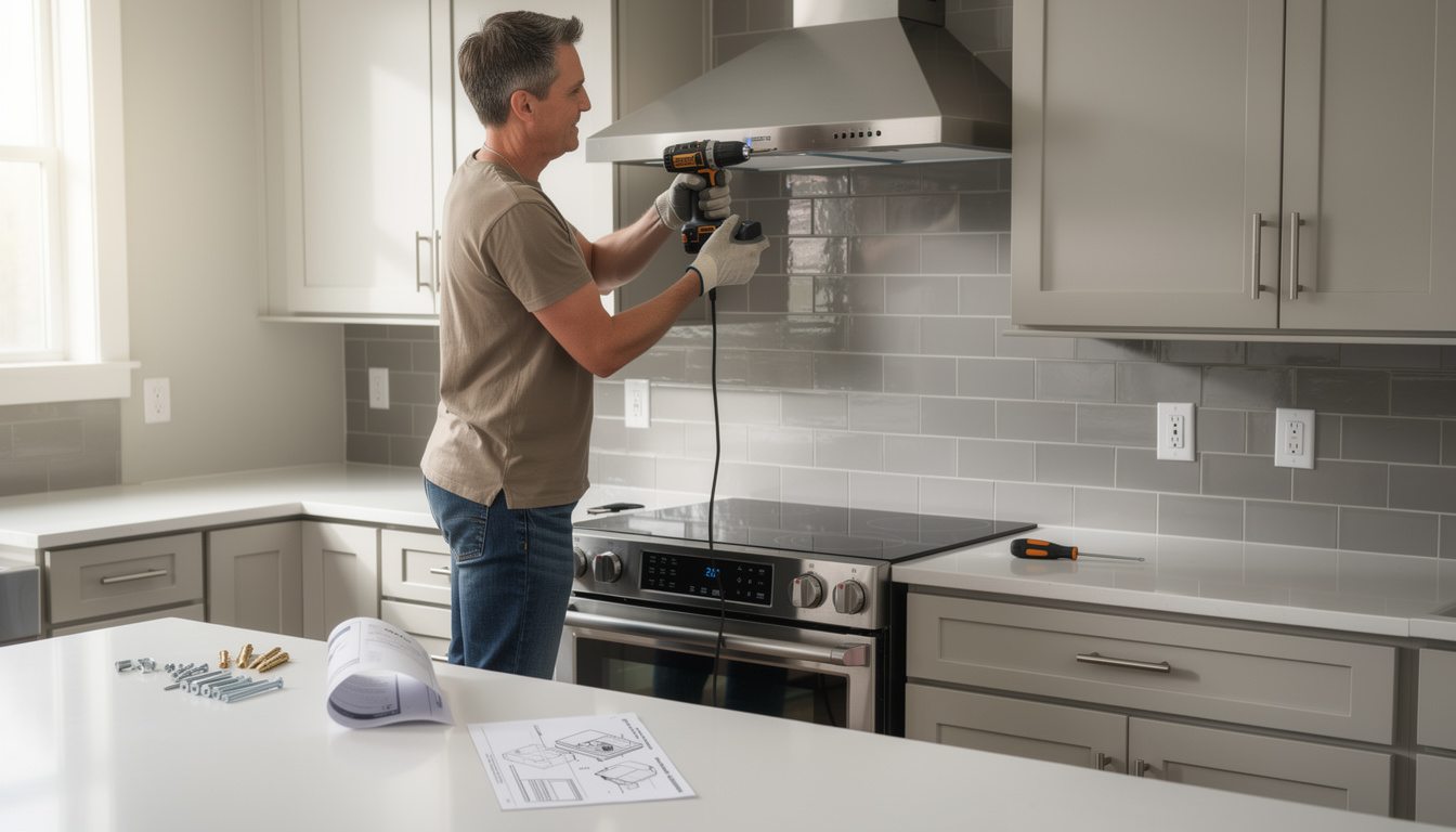 découvrez comment installer une hotte de cuisine facilement grâce à notre guide étape par étape, pour une ventilation optimale et un espace de cuisson plus agréable.